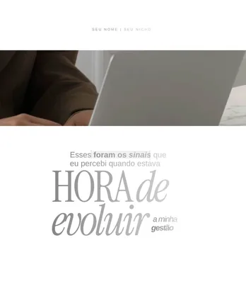 Post do feed Authority, modelo 3