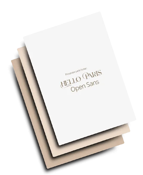 Mockup do guia de combinações de fontes