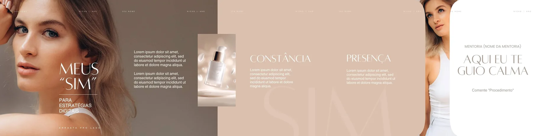 Carrossel do feed Elegance, modelo 1