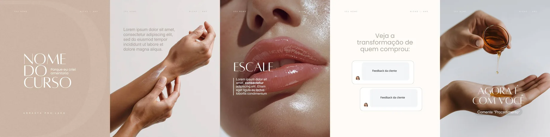 Carrossel do feed Elegance, modelo 2