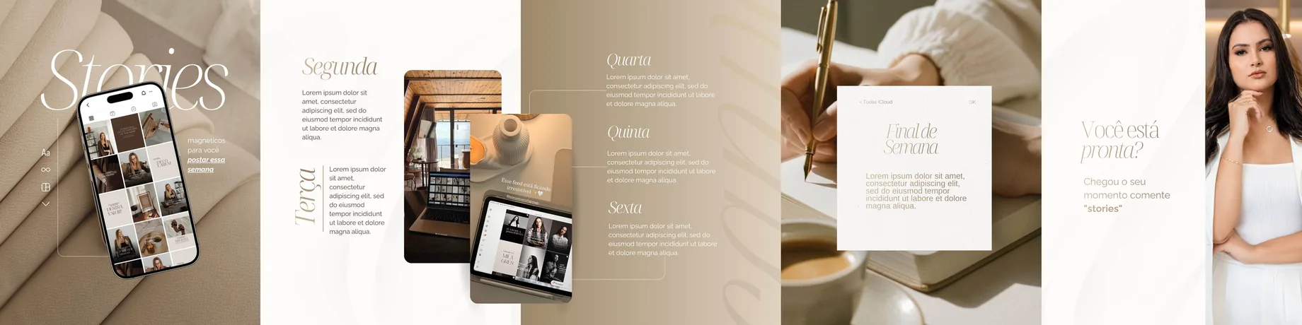 Carrossel do feed Luxury, modelo 2