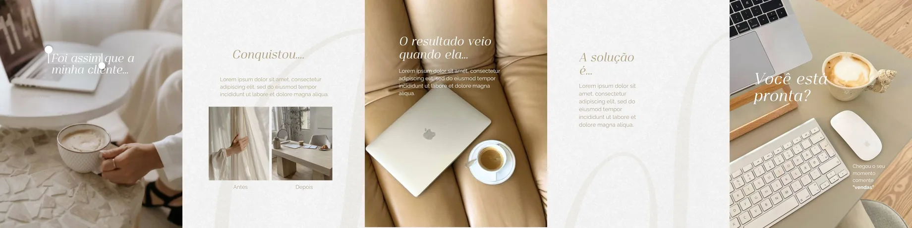 Carrossel do feed Minimalista, modelo 3