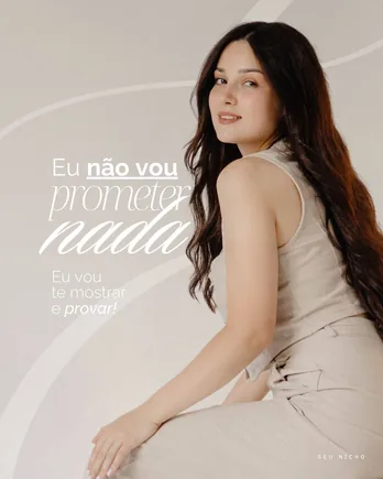 Post do feed Minimalista, modelo 1