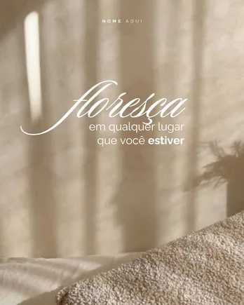 Post do feed Minimalista, modelo 2