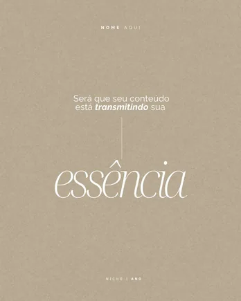Post do feed Minimalista, modelo 5
