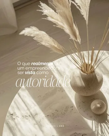 Post do feed Minimalista, modelo 6