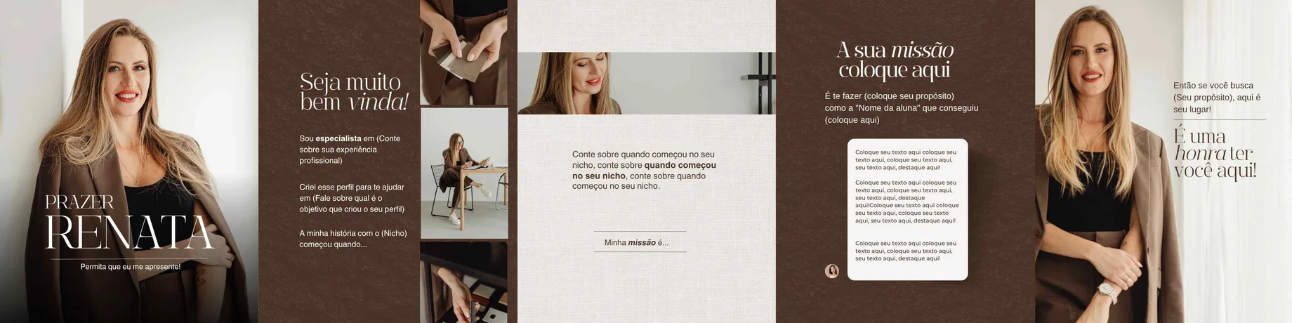 Carrossel do feed Mocha Mousse, modelo 1