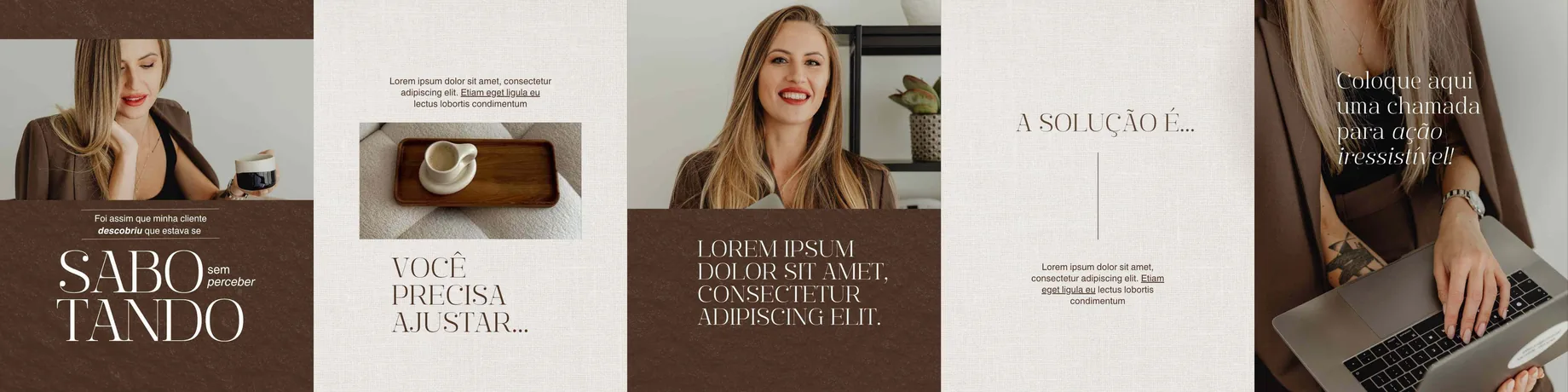 Carrossel do feed Mocha Mousse, modelo 3